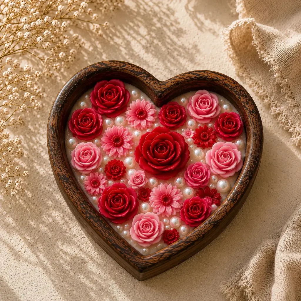 Heart wooden urli