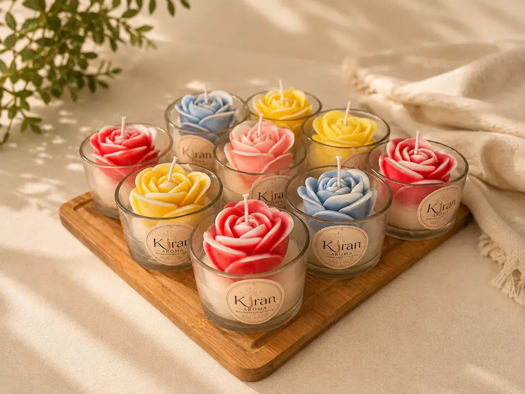 Rose Jar Candle