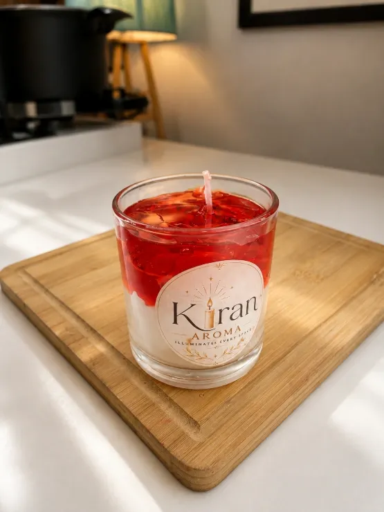 Heart Dipped Candle